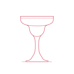 Objects Cocktail Glasses Margarita Glass Outline Svg Vector, Free Vectors File